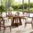 47 Inch Wood Dining Table Round Dining Table (Just 1Pcs Dining Table)-1290617956