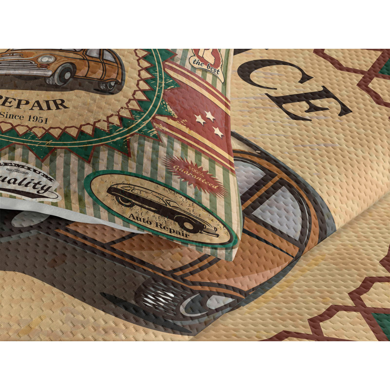 Farmhouse / Country Polyester Coverlet