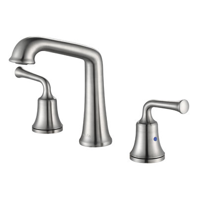 Widespread 2-handle Bathroom Faucet with Drain Assembly
