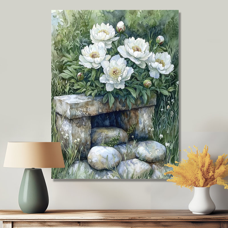 Kennelly - Floral Wall Art Prints, H 20 po x l 12 po, Toile tendue, Ne s’applique pas