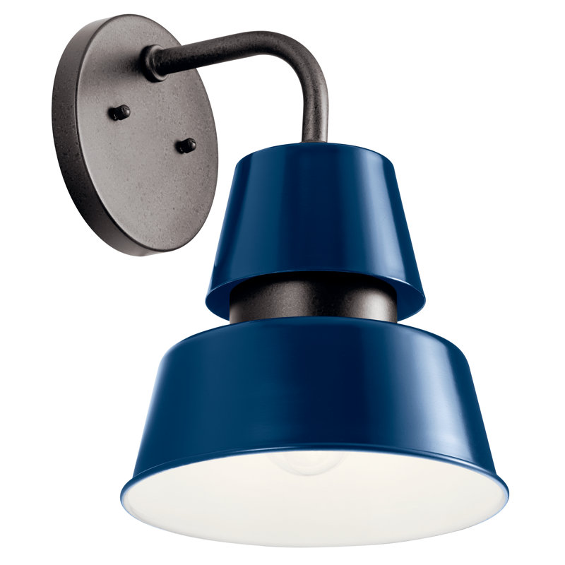 Mur d'extérieur 1L Catherene, H 13 po x l 9 po x P 10,25 po, Bleu Catalina