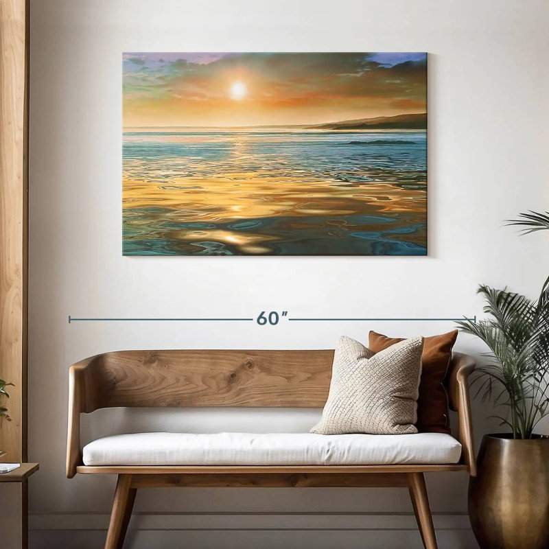 Gillard Ocean Evening Calm, H 30 po x l 45 po