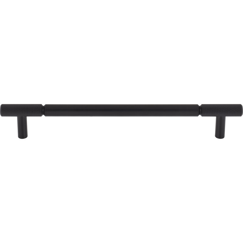 Prestwick Bar Pull, Flat Black, 7 9/16" Center To Center