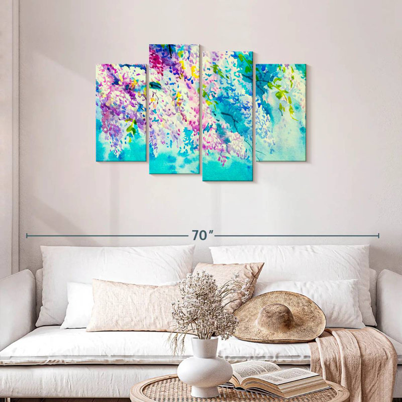Harnek Wisteria Flowers, 27" H x 43" W