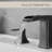 Bathroom Faucets for Sink 3 Hole 8 inch Widespread Bathroom Sink Faucet with Pop Up Drain Double Lever Handle Faucet Bathroom Vanity Faucet Basin Mixer Tap Faucet with Hose-115745034