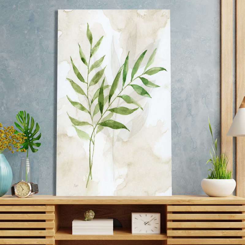 Botanical Bliss I par Nan - Peinture, L 18 po x H 30 po, Toile tendue