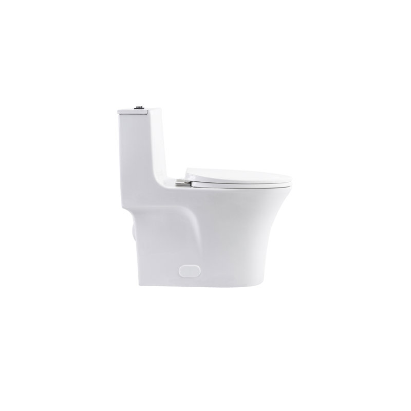 1/1.60 Toilet In Gloss White. Water Saving, Comfortable Height. Seat For Bathroom. Elongated Bowl, 1000 Gram Flushing Power. Compliant White Height, Saving. Seat. Bowl. , Score. Approved