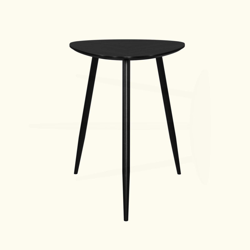 Table de bout triangulaire en bois massif