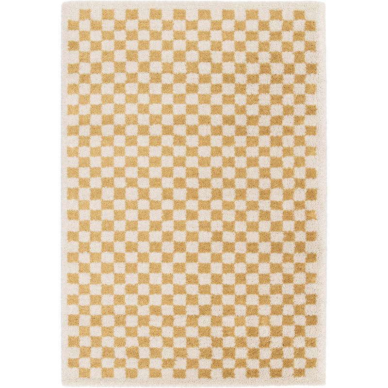 Rockeem Geometric Shapes Shag Area Rug, Rectangle 120 x 170cm