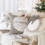 Holiday Linen Square Pillow Cover & Insert