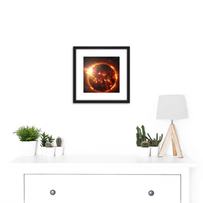 Space NASA Swift Mission Flares Mini Star Illustration - Single Picture Frame Print