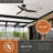 Pelham 44 in. Copper Bronze Indoor Low Profile Flush Mount Contemporary Ceiling Fan with Dark Espresso Blades, Dimmable LED Light Kit and Remote Control Included, 6 Speeds, Energy Efficient DC Motor-428761956