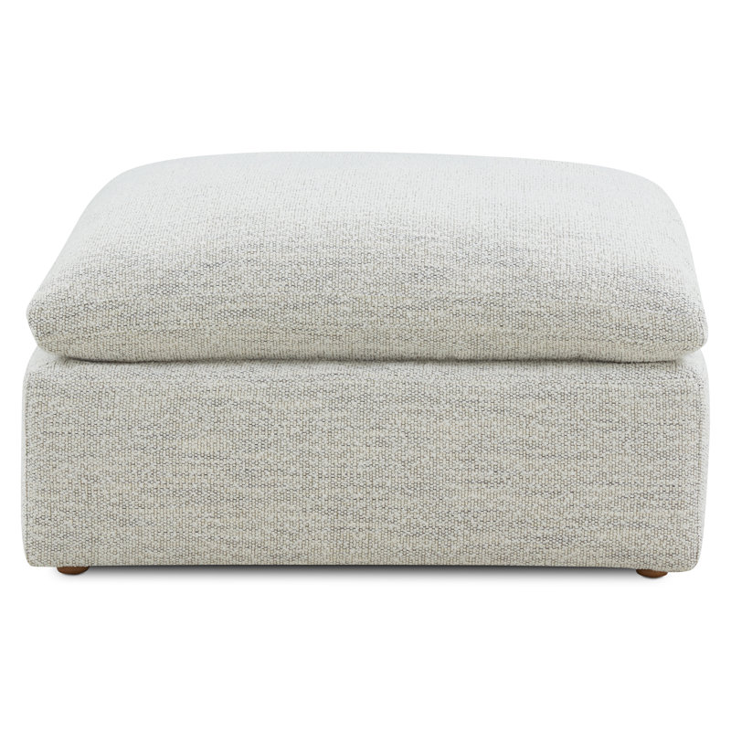 Armand Performance Fabric Ottoman, Light Gray Livesmart®