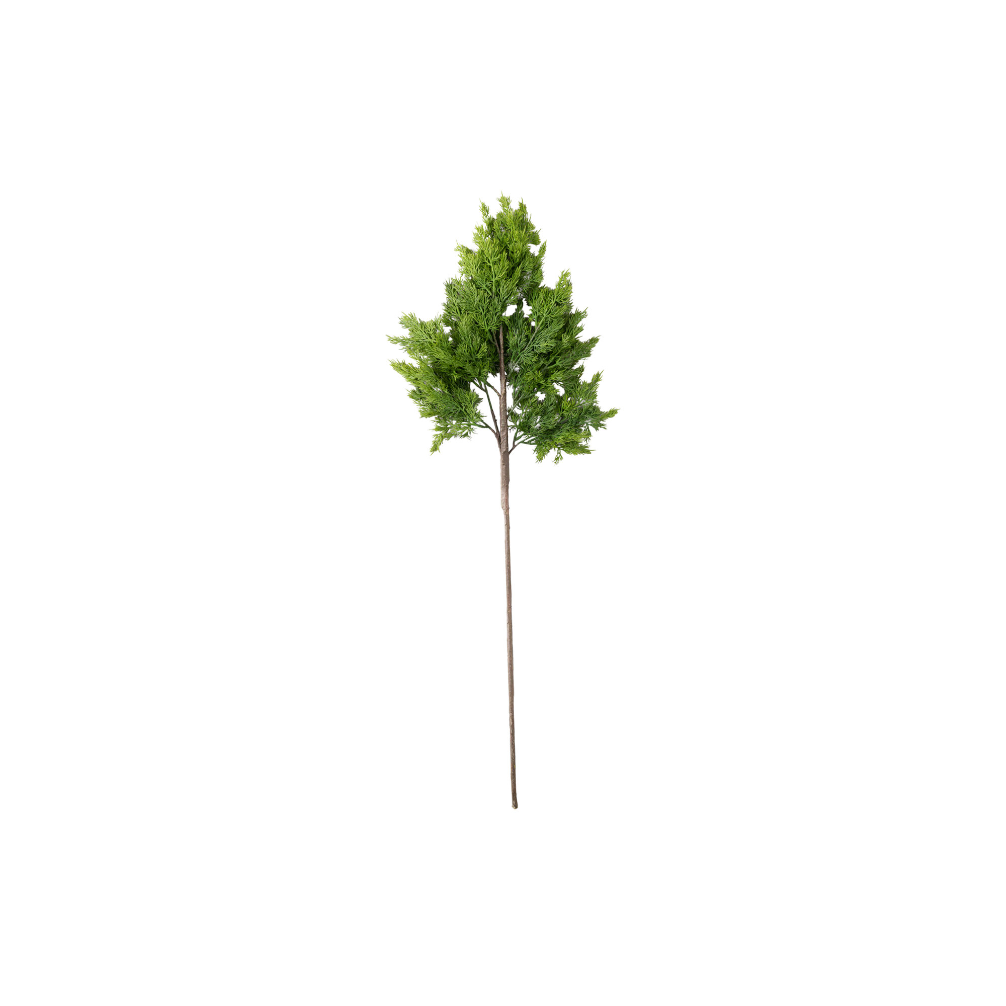  Artificial Pine Greenery Stem, Lifelike Faux Branch For Tall Vases, Holiday Arrangements, Garlands, Wreaths & Year-Round Home Décor, 10" Wide & 37" Long, Pack Of 1