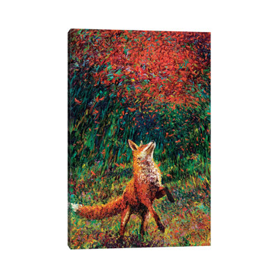 Fox Fire by Iris Scott - Wrapped Canvas Print