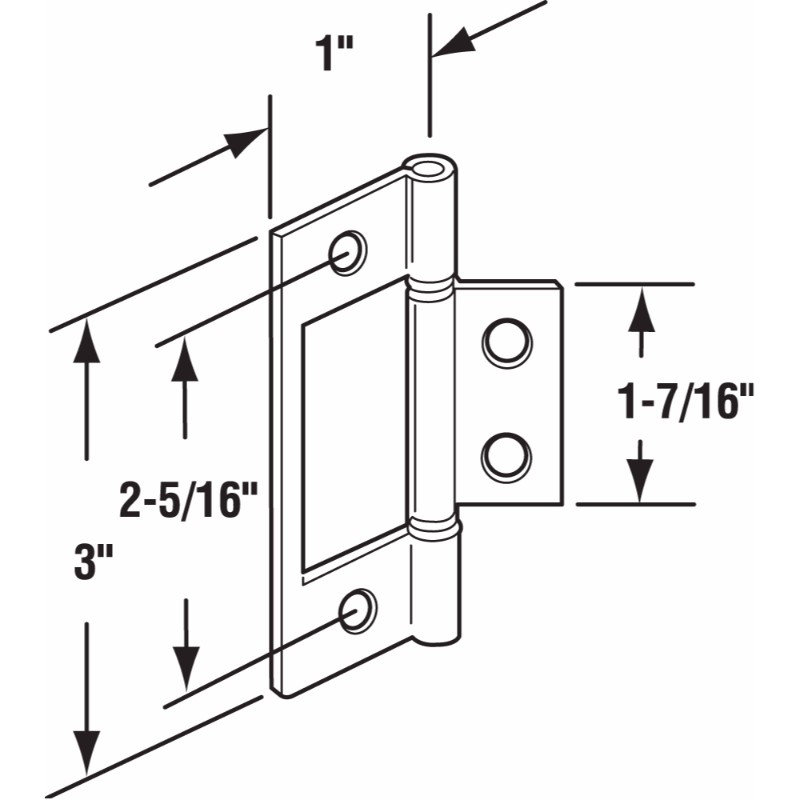 Self-Closing Single Door Hinge