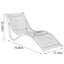 Chaise longue d'extérieur pour la Villa et la plage Chaise longue d'extérieur