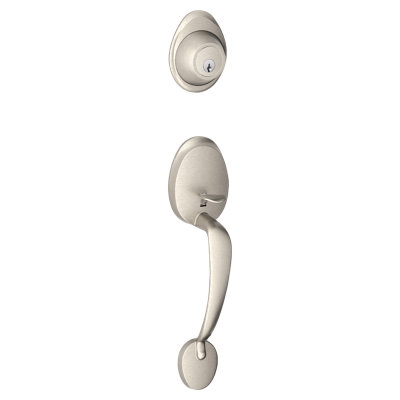 J Series Exterior Portion Handleset and Deadbolt (Interior Portion Sold Separately)