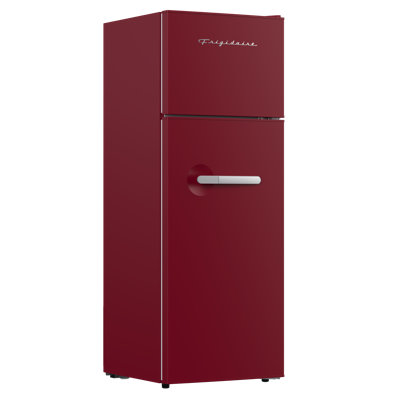 Frigidaire 7.5 Cu. Ft. Retro Refrigerator, Top Mount Apartment Size Fridge 