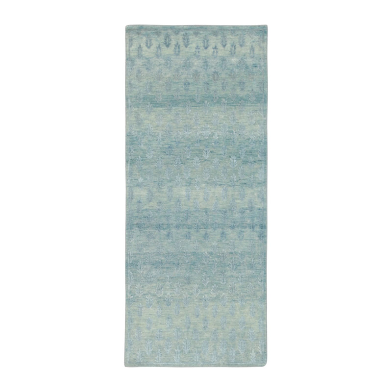 Handmade Silk Floral Area Rug