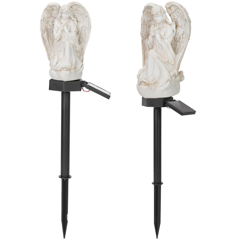 White/Black Solar Powered Integrated LED Pathway Light