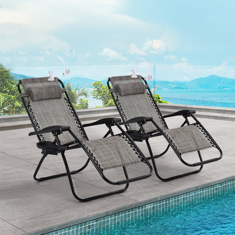 Gavan 151cm Long Reclining Single Chaise, Grey