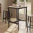 Mciver Metal Base Dining Table-1817268896-1817268899