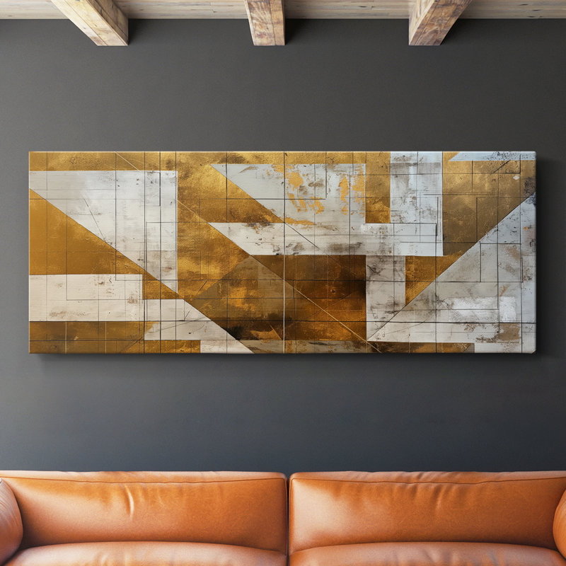 Abstract Series 1 #XC-Wide Gallery Wrapped Canvas, 12" H x 30" W