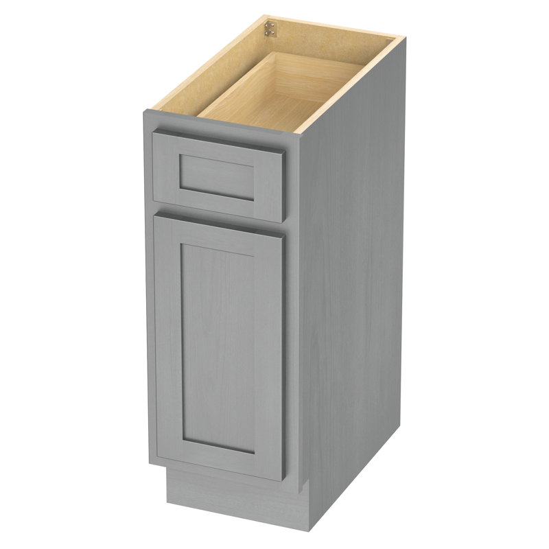 Base de meuble-lavabo simple Heyward, H 32,5 po x l 12 po x P 21 po, Argent