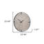 Horloge murale 33 po