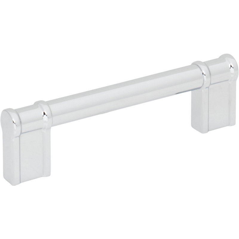 Newburn 3 3/4" Center To Center Bar Pull, Polished Chrome, 3 3/4"