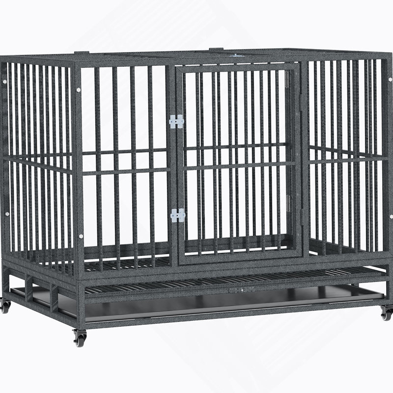 Dog Crate Furniture, Dog House, Grey