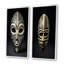 «Ethnical Traditional African Mask XIII», 2 pièces sur toile-1977603049-1977603051