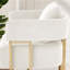 Ensemble de 2 chaises d'appoint modernes en velours blanc avec pattes dorées, idéales pour de multiples espaces. Finitions et designs raffinés. Montage facile. Siège confortable.