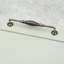 Antique Pewter Twist D-Bar Handle & Coordinating Pull Knob