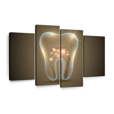 " Shining Tooth " 4 - Pieces