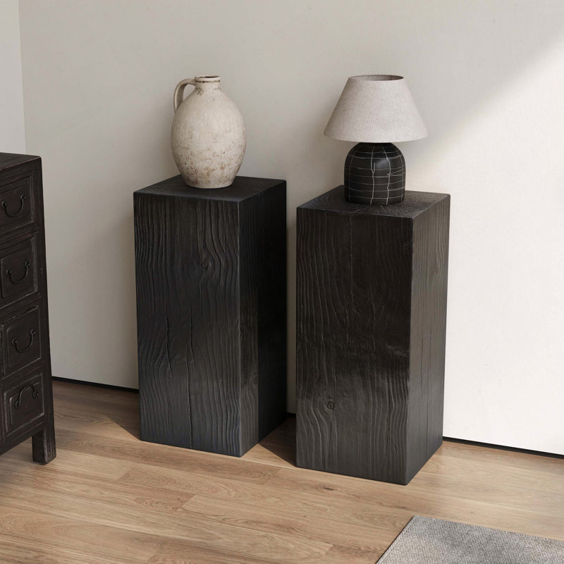 Table de bout Mgo, H 27,75 po x l 14,5 po x P 14,5 po, Brown