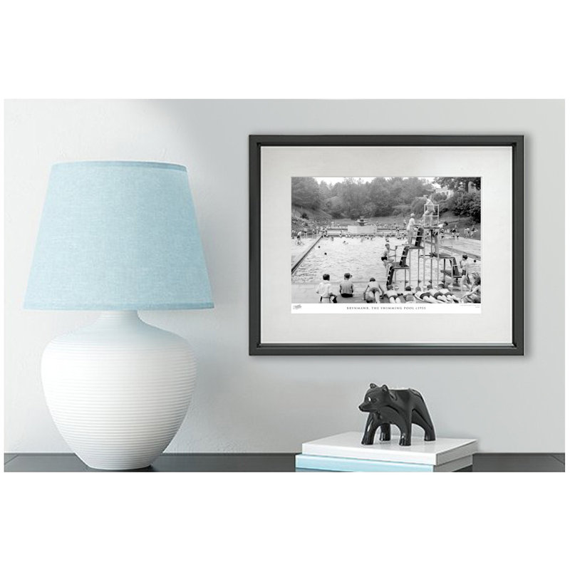 Brynmawr, The Swimming Pool C1955 - Single Picture Frame Print, 60cm H x 80cm W x 2.3cm D