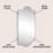 Walters 24 in. W x 36 in. H Medium Scalloped Rectangular Metal Framed Wall Mirror-501944231