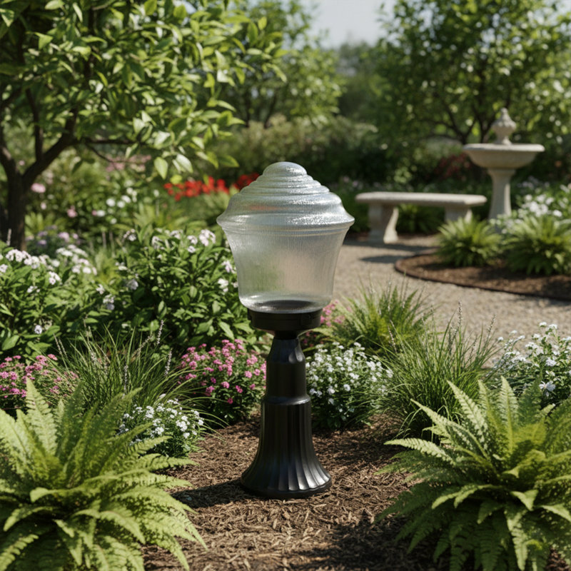 Lycius 1-Light Outdoor Pier Mount Light