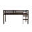 Twin Loft Bed With Strengthened Slats, Finish, Rubber Wood Build, For Easy Movement, Extra Bedroom Organization Space Bed, Construction, Slat Platform, Low Height , Maximize Storage Capacity-425446416