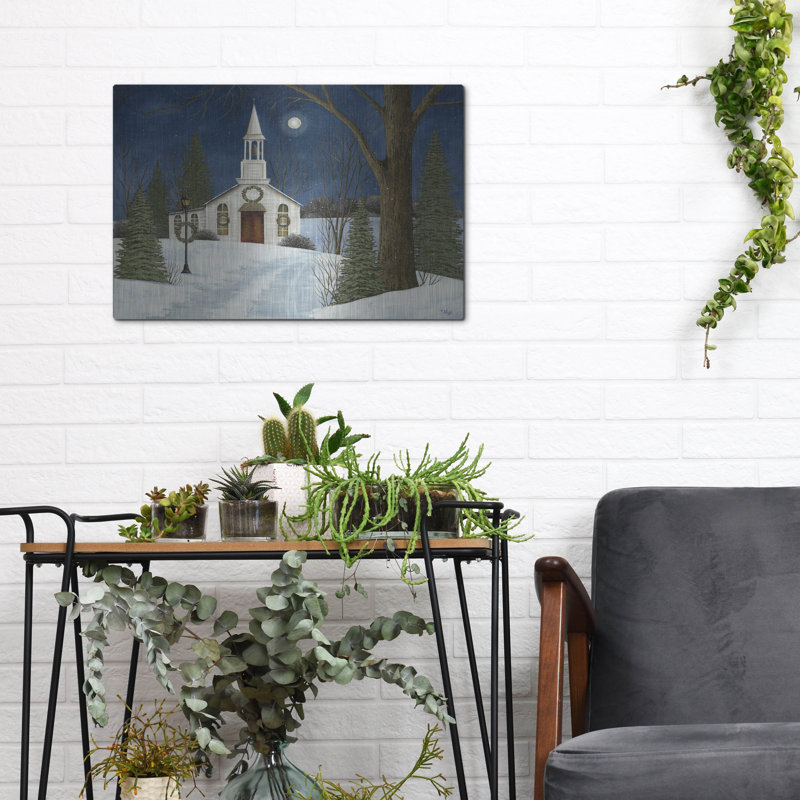  «Sainte nuit» par Tanya Nyp, art mural en métal, 16 po x 12 po, H 12 po x l 16 po