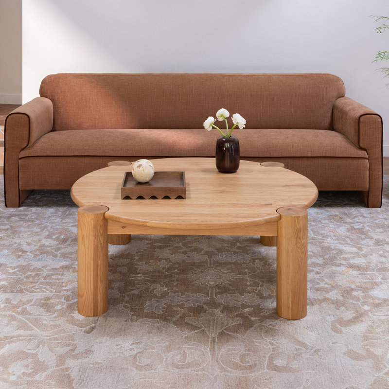 Jack Solid Wood Coffee Table, Tan
