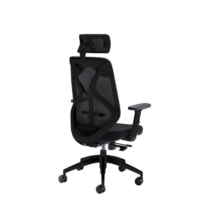 with Headrest, Black