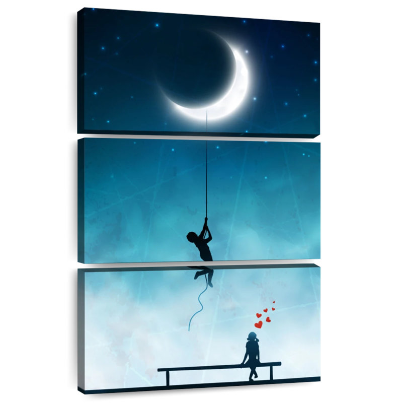 Kelan Give You The Moon, 45" H x 28" W