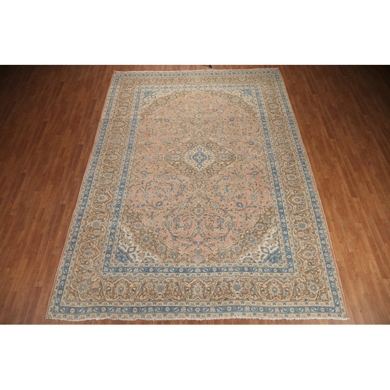 Tapis traditionnel en laine fait à la main 10 x 13