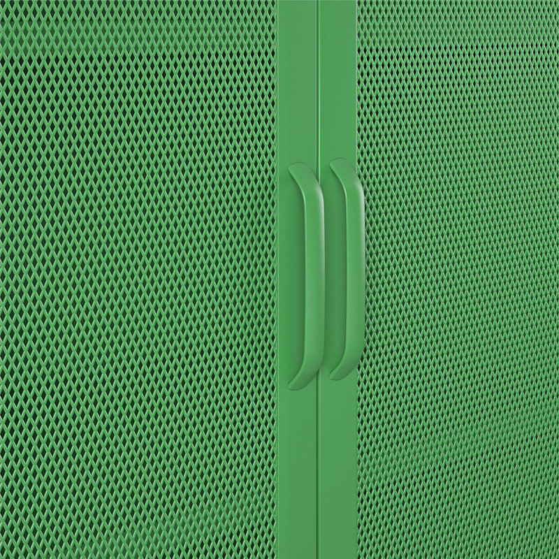 Channing Steel 2-Door Accent Cabinet | Stylish Storage