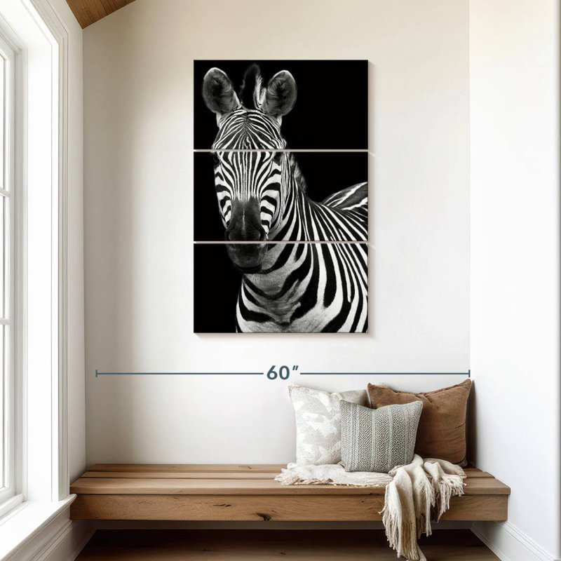 Brampt Zebra Stripes Pattern IV, 45" H x 28" W