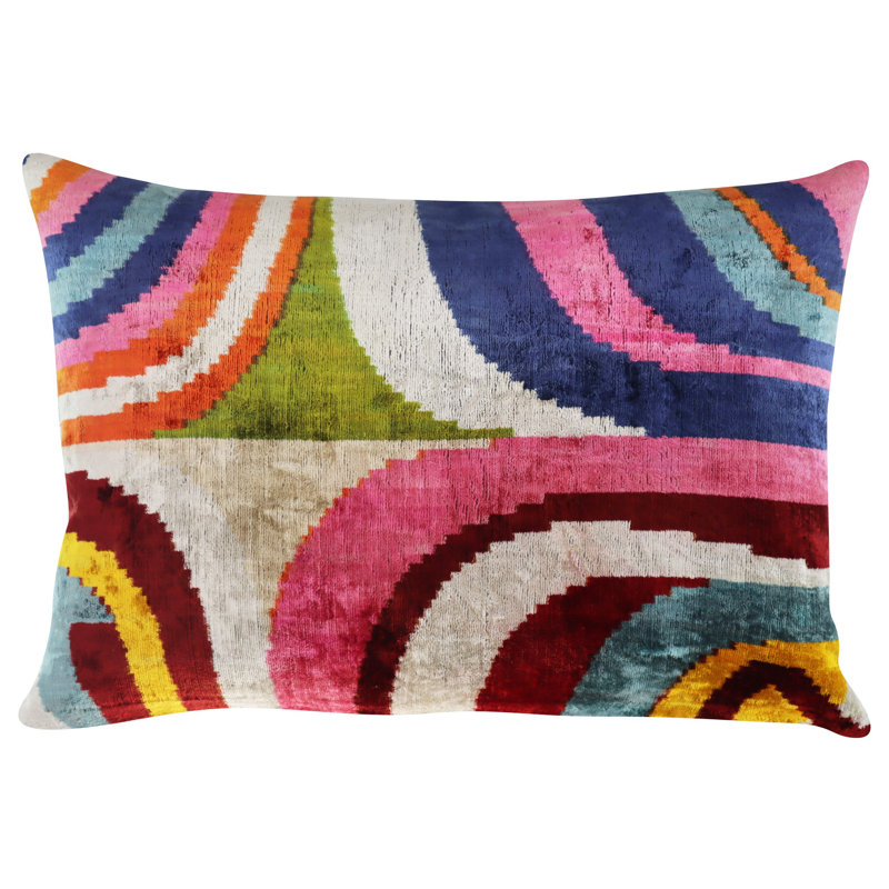 Velvet Lumbar Pillow Cover & Insert