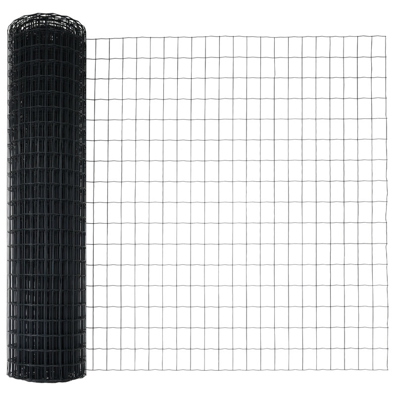 Fence with Post Segment Outdoor Barrier Garden Terrace Divider Boundary, 120cm H x 1000cm W, Grey